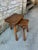 Mid 20th Century Pair of Small Vintage Wooden Nesting Side Tables, France For Sale - Image 5 of 12