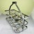 French Galvanized Zinc 10 Compartment Wine Bottle Carrier For Sale In Philadelphia - Image 6 of 14