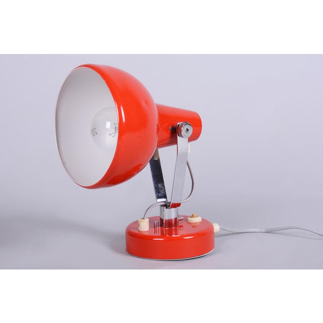 Mid-Century Modern Table Lamp in Lacquered Metal from Napako, Czech, 1960s For Sale - Image 11 of 11