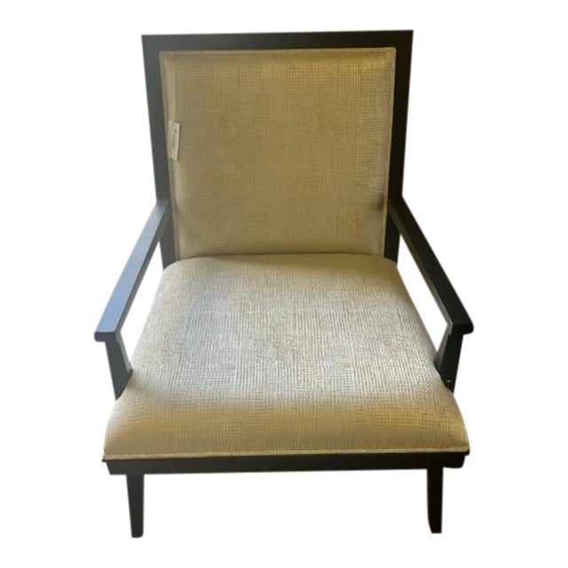 Currey and Company Scarlet Lounge Chair For Sale