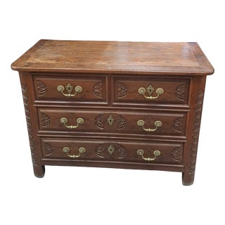 18th Century Chestnut and Oak Chest of Drawers For Sale