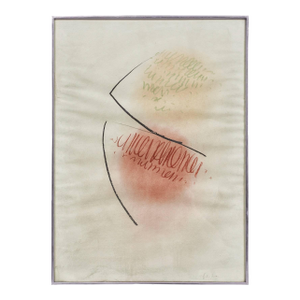 Agostino Ferrari, Italian Modernist Abstract Drawing, Gestural Lines