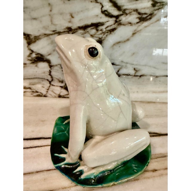 1960s Italian Majolica Frog For Sale - Image 5 of 8
