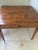 18th-century Danish expandable dining table. Wood inlay. Has a functioning drawer on one side. Expandable with leaves that...