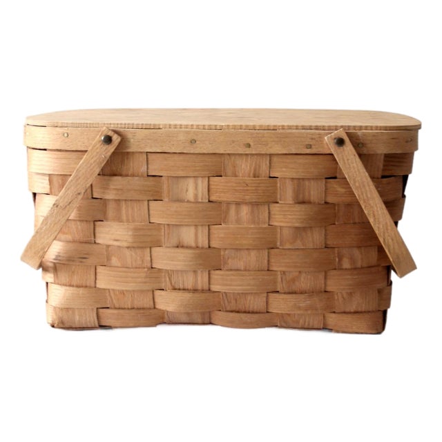 Vintage Basketville Picnic Basket For Sale