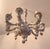 Baroque Hand-Shaped Chandelier in Porcelain from Capodimonte, 1960s For Sale - Image 3 of 18