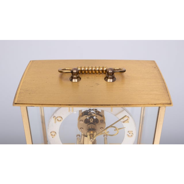 Kundo Brass Electromagnetic Mantel Clock, Germany, 1950s For Sale - Image 12 of 13