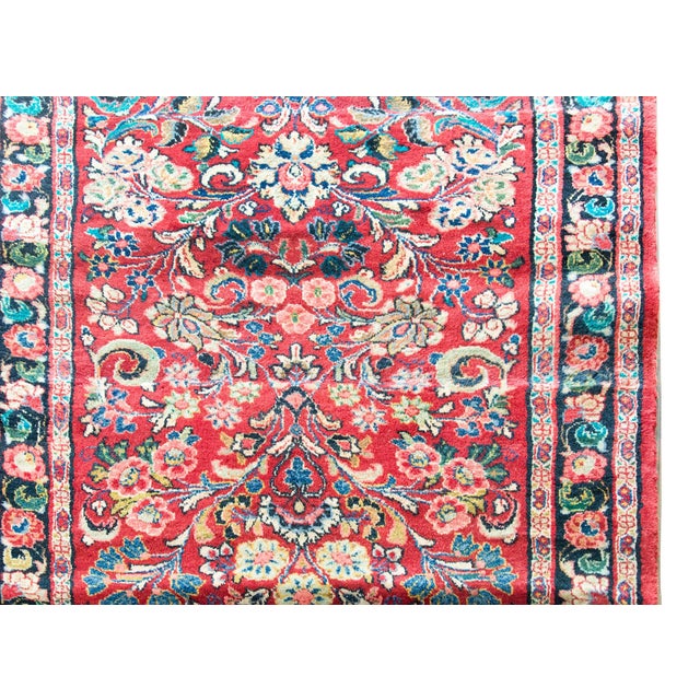 Early 20th Century Persian Sarouk Runner For Sale - Image 9 of 15