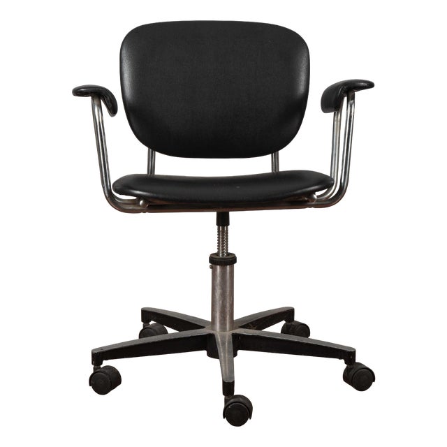 Vintage Swivel Desk Chair For Sale