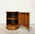Vintage Theodore Alexander faux book side table featuring a rich, warm brown finish and a faceted cabinet form....