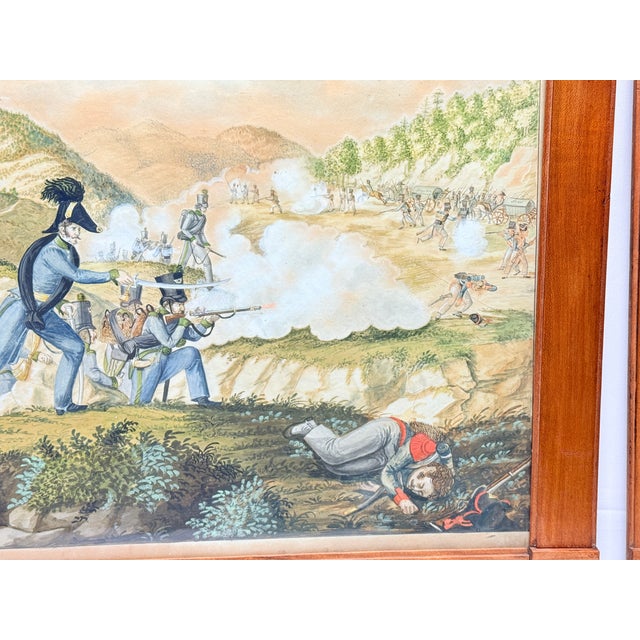 A remarkable pair of gouache on paper paintings by Josef Gabriel Frey (1791–1884), these works vividly capture pivotal...