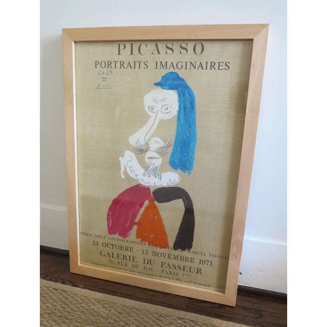 Vintage Mid-Century Limited Edition Picasso Poster | Chairish