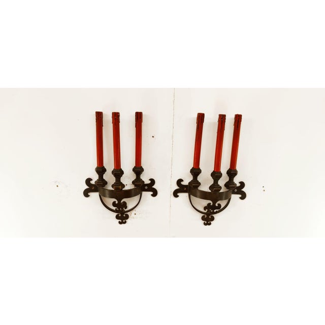 Medieval Brass Wall Lights For Sale - Image 13 of 18