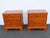 Traditional Solid Wood Nightstands End Side Bedside Tables a Pair 6588 For Sale - Image 3 of 18
