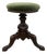 Antique Victorian Carved Walnut Revolving Stool, 1880 For Sale