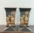 Chinoiserie Pair Vintage Chinoiserie Tole Covered Urns For Sale - Image 3 of 13