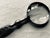 Metal Aesthetic Movement Style Silverplate & Glass Magnifying Glass For Sale - Image 7 of 8