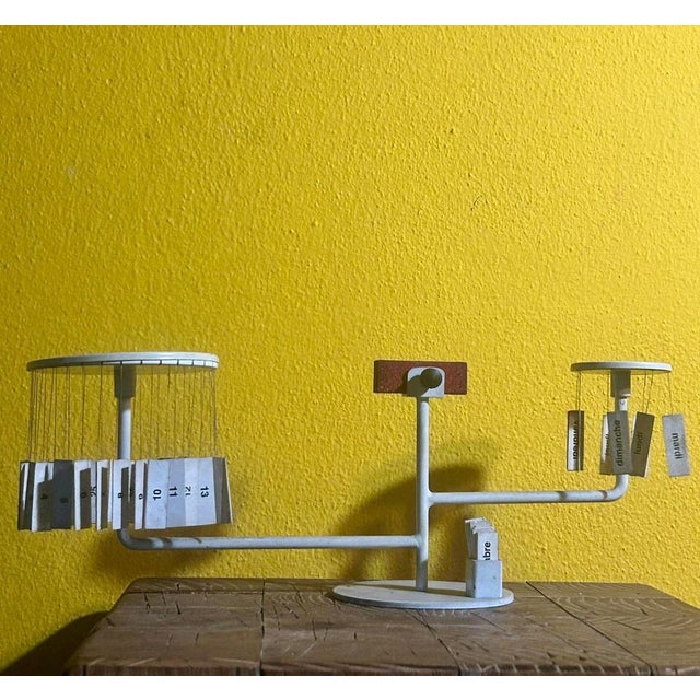 Magnetic Perpetual Calendar by Tite-Paul Tilche for Arform, France, 1957-1958 For Sale - Image 3 of 9