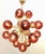 Fabio Ltd 21st Century Diciotto Polished Brass Amethyst Bubbles Murano Sputnik Chandelier by Fabio LTD For Sale - Image 4 of 5