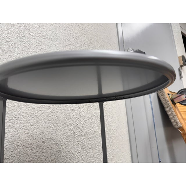 Room & Board Slim Round C-Table For Sale - Image 9 of 12