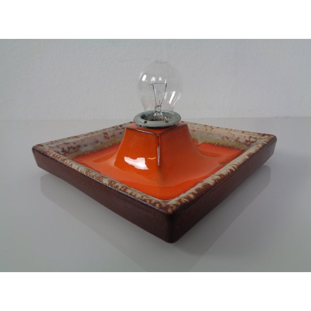 Pop Art Ceramic Wall Lamp, Germany, 1970s For Sale - Image 6 of 15