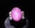 Late 20th Century Rare 21.42ct Natural Pink Star Sapphire & 0.32ct Diamond Platinum Ring, Size 8.5 For Sale - Image 13 of 18