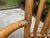 Vintage Pagoda Back Rattan Armchairs – A Pair For Sale - Image 11 of 16