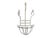 Vintage White Metal Garden Wall Planter Shabby Chic Cottage Candleholder For Sale - Image 10 of 10