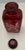 Early 20th Century Cut-To-Clear Royal Ruby Red Bohemian Glass Decanter For Sale - Image 10 of 11