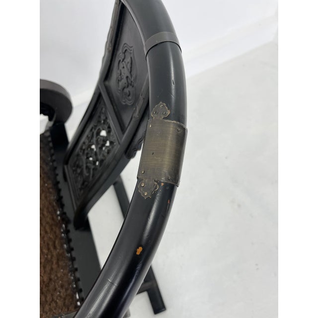 Wood Folding Lounge Chair, 1950s For Sale - Image 7 of 17