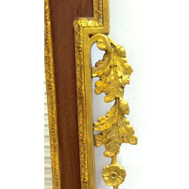 Monumental Philadelphia Federal Period Gilt & Mahogany Eagle Mirror For Sale - Image 10 of 12