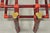 Vintage McGuire Red Rattan Bamboo and Brass Glass Top Square Coffee Table For Sale In Philadelphia - Image 6 of 12