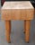 Tan 20th Century American Maple Chess-Top Rolling Chopping Block For Sale - Image 8 of 14