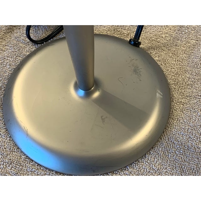 Vintage Michael Graves Modern Brushed Nickel Table Lamp Base For Sale - Image 10 of 10
