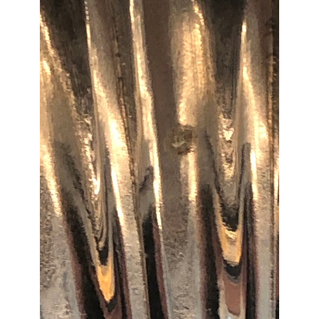 1940s 1940s Fluted Silverplate Bowl For Sale - Image 5 of 8