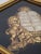 Mid-Century Judaica Ten Commandments Wall Plaque W/ Lions, Crown, Black Velvet For Sale - Image 9 of 10