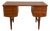 Vintage Danish Teak Executive Desk Mid Century Modern Scandinavian 6 Drawer For Sale
