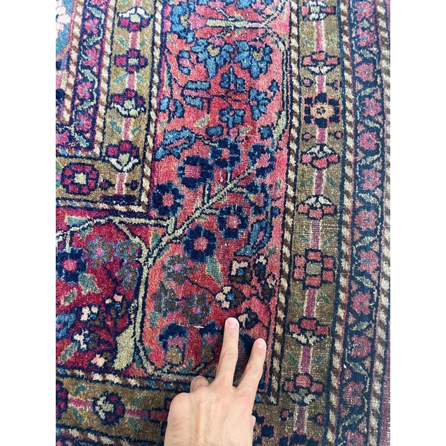 Decorative Antique Northeast Khorassan-Mashad Palmettes Rug 8.6 x 11 For Sale - Image 4 of 18