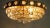 Gold 24 Carat Gold-Plated Brass & Lead Crystal Chandelier from Sölken Leuchten For Sale - Image 8 of 10