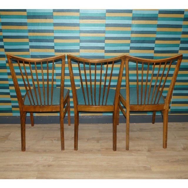 II/56 Spindle Chair Set of Armchairs and Dining Chairs from Musterring, 1956, Set of 5 For Sale - Image 17 of 18