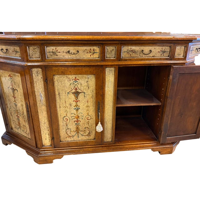 Minton-Spidell Minton-Spidell Venetian Style Painted Credenza Sideboard Buffet For Sale - Image 4 of 8