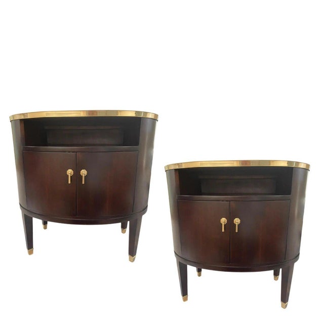 Metal Pirouette Mirror Side Table by Century Furniture For Sale - Image 7 of 8