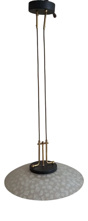 Vintage German Hanging Lamp from Fischer-Leuchten, 1990s