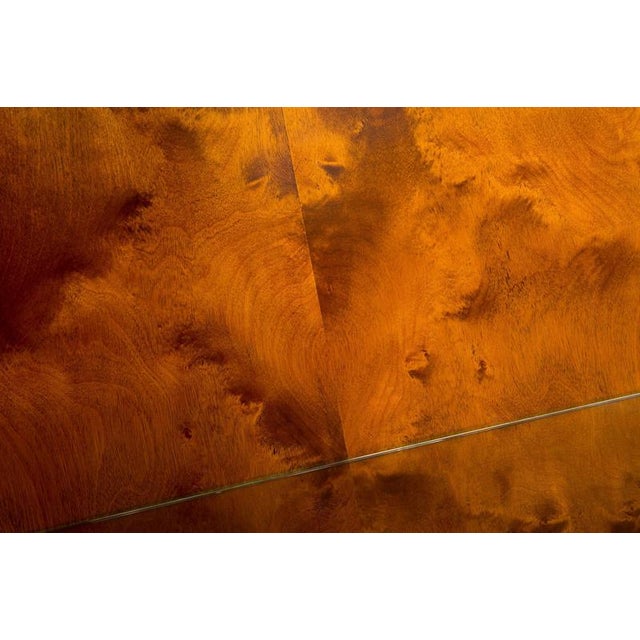 Large French Art Deco Walnut Display Cabinet, 1930s For Sale - Image 4 of 6