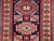 Vintage Persian Kurdish Rug, Hand-Knotted Wool, Geometric Pattern, Navy & Tan, 3x5 For Sale - Image 4 of 18