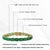 32.03Carat Octagon Zambian Emerald Byzantine Tennis Bracelet in 18k Yellow Gold For Sale - Image 10 of 15