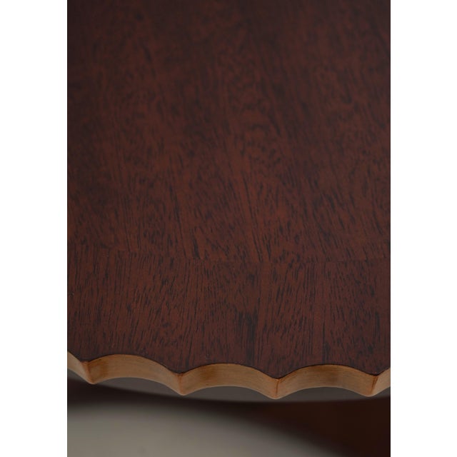 Wood Pair Theodore Alexander 50016 Neoclassical Lamp Tables For Sale - Image 7 of 15