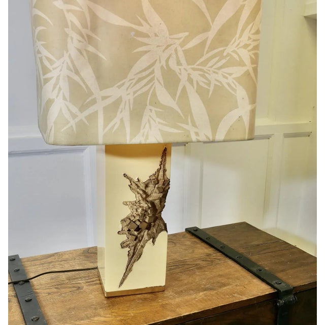 Vintage Colorado Table Lamp by Philippe Cheverny 1970s This is a very large lamp, the lampshade is not the original but it...