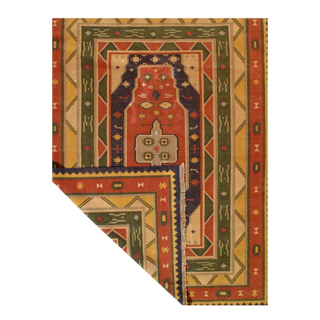 Traditional Pasargad DC Sami Antique Hand Knotted Kilim Rug For Sale - Image 3 of 4