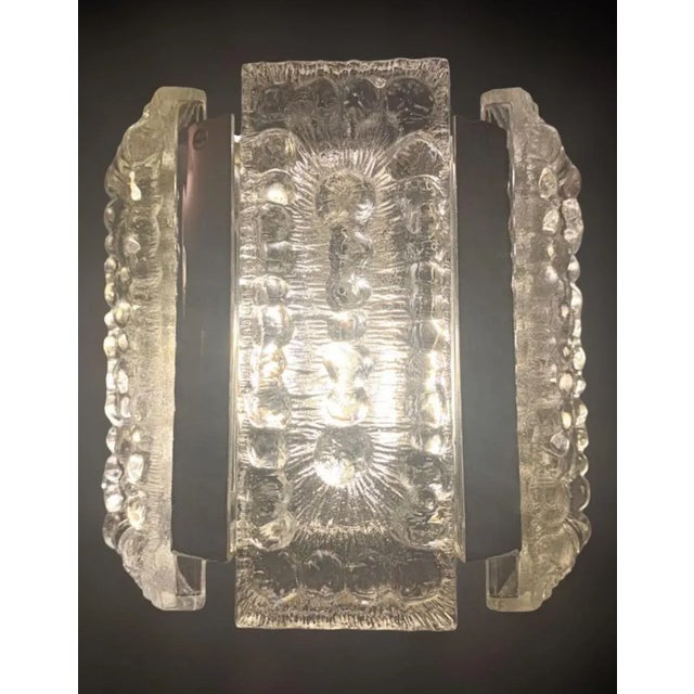Glass 1960s Modernist Sconces, a Pair For Sale - Image 7 of 10